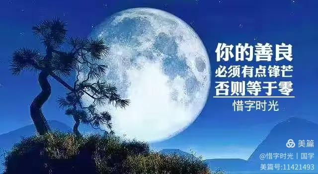 名言集丨你的善良，必须有点锋芒，否则等于零